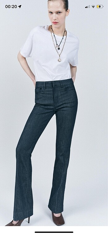 Zara bootcut paça pantolon
