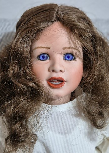 Barbie porselen vintage damgalı bebek