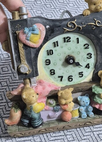  Beden Vintage saat teddy ayıcıklı saat