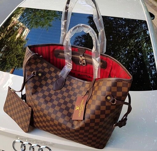 Louis Vuitton Dama desenli çanta