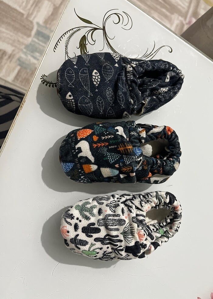 3 Takım Bebek ev patik - Görsel 2