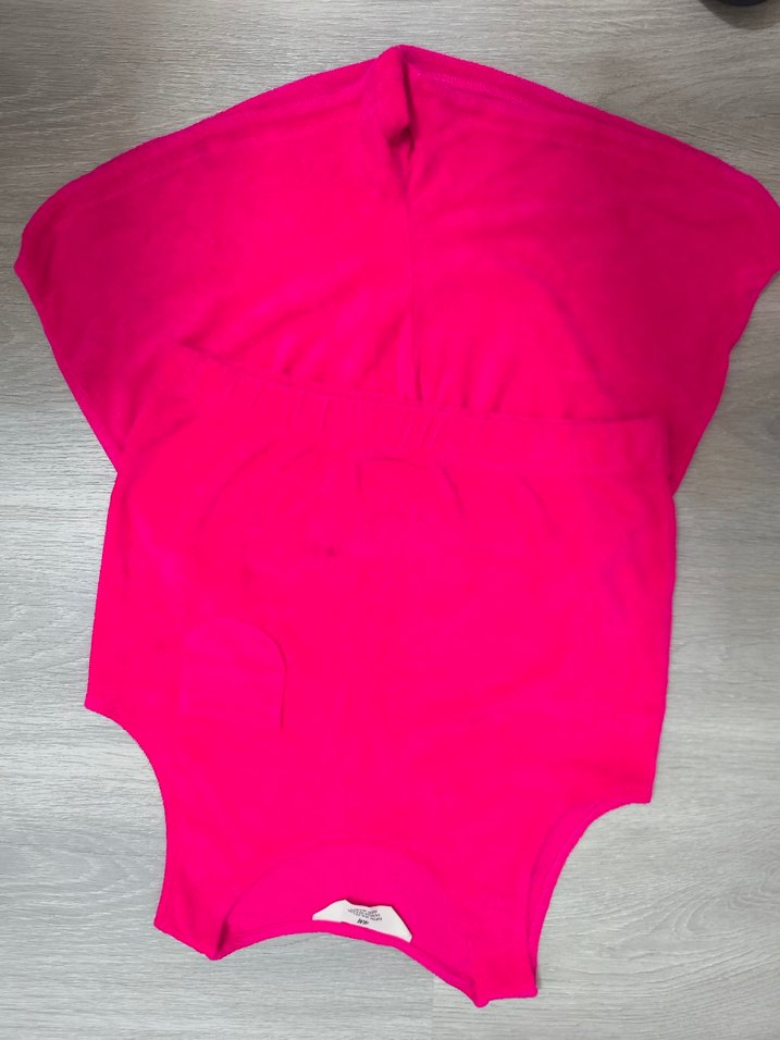 Pembe V Yaka Kısa Kollu kız çocuk şort takim - Görsel 2