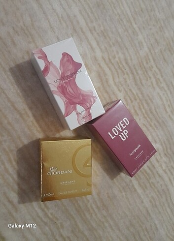kadınlar için parfüm seti giordani oriflame loved up