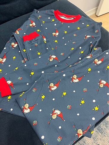 5 Yaş Beden çeşitli Renk Nuel baba baskılı Pijama takımı