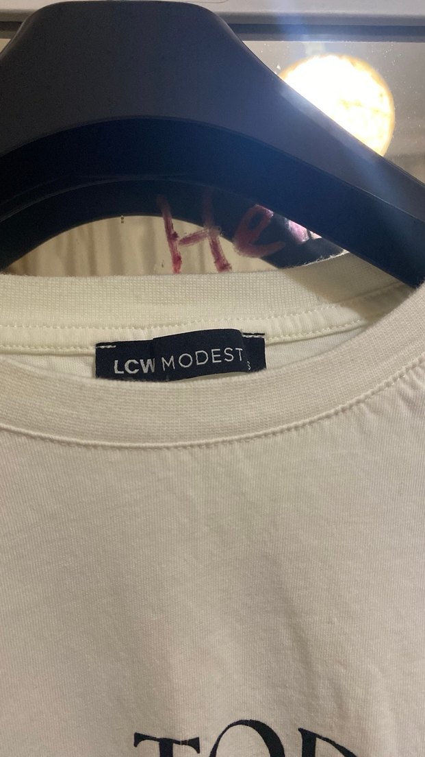 Baskılı Beyaz Kadın Tişört - Görsel 2