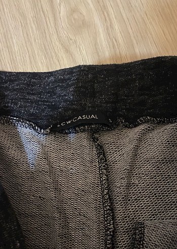 Gri Fermuarlı Dar Kesim Eşofman Altı - Görsel 3