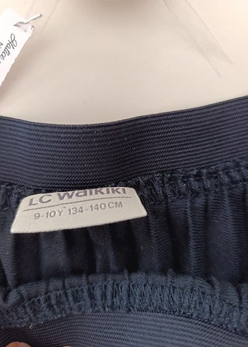 LC Waikiki Lacivert Pileli Mini Etek