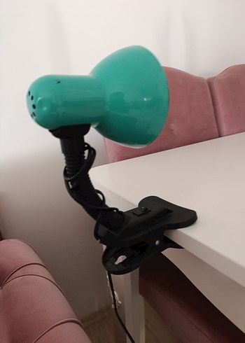 Diger Turkuaz Renkli Masa Lambası