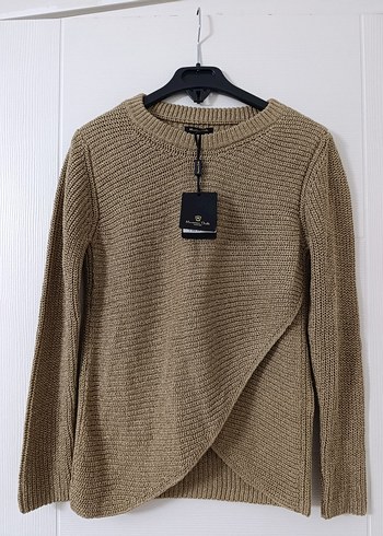 Massimo Dutti Bej Triko Kazak