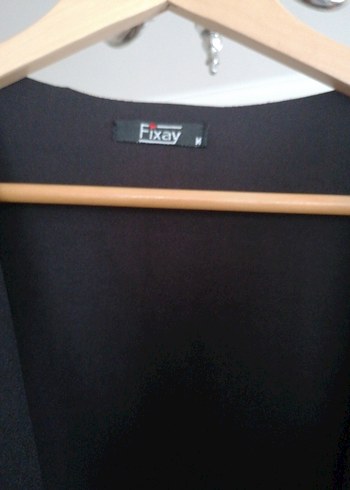 Siyah Süet Kemerli Midi Kadın Yelek - Görsel 4