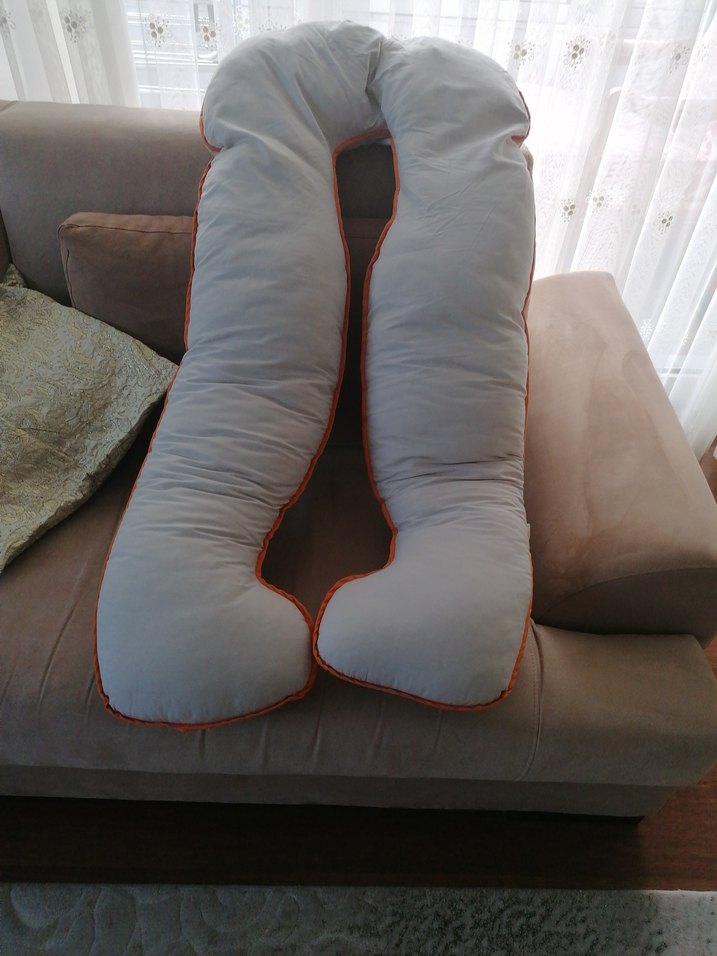 Gri Hamile ve Emzirme Yastığı - Görsel 2