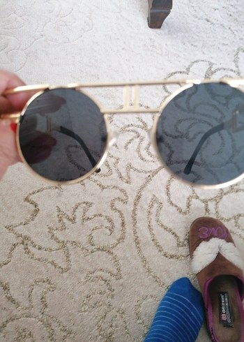 Tokalı Gri Sokak Stili Kadın Gözlüğü - Görsel 3