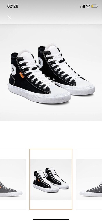 Converse Orijinal,etiketli converse