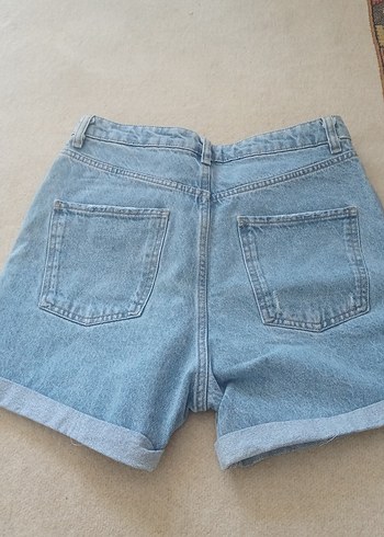 Diğer Kadın Mavi Mini Denim Şort