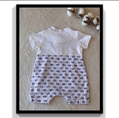 Balık Figürlü Çıtçıtlı Tulum (6 Ay) - Görsel 5