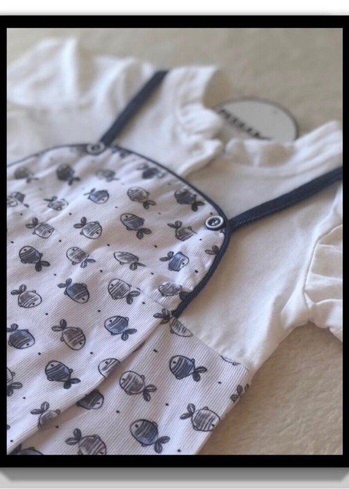 Balık Figürlü Çıtçıtlı Tulum (6 Ay) - Görsel 4