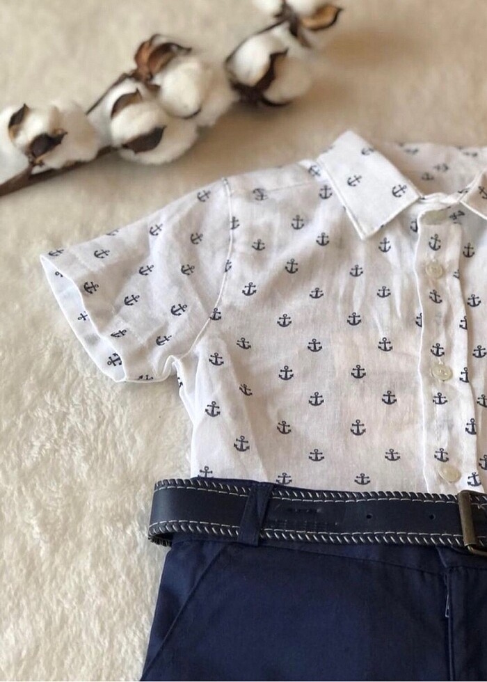 S?ort ve Keten Go?mlek Takım (2-3 Yaş) - Görsel 4