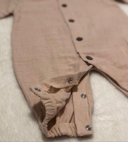 Pudra Rengi Mu?slin Kumas? Tulum (12 Ay) - Görsel 4