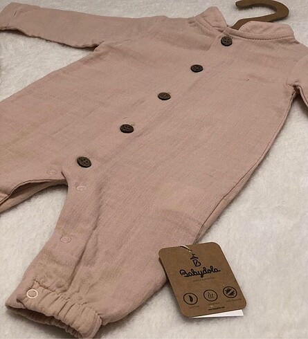 Pudra Rengi Mu?slin Kumas? Tulum (12 Ay) - Görsel 3