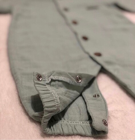 Su Yes?ili Mu?slin Kumas? Tulum (3 Ay) - Görsel 3