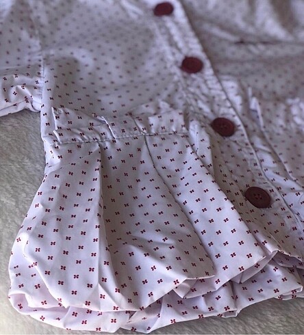 Microfiber Su Gec?irmez Beyaz Yag?murluk (6-9 Ay) - Görsel 6