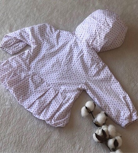 Microfiber Su Gec?irmez Beyaz Yag?murluk (6-9 Ay) - Görsel 5