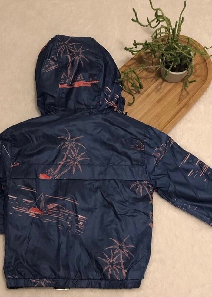 Microfiber Su Gec?irmez Lacivert Yag?murluk (6-9 Ay) - Görsel 2