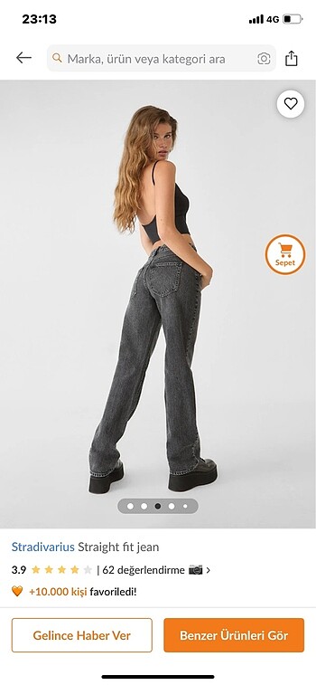 xs Beden stradivarius jean