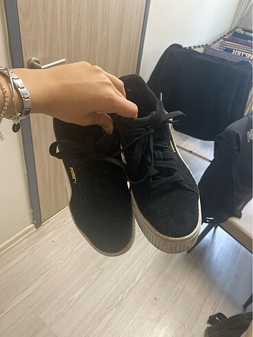38,5 Beden puma siyah sneaker