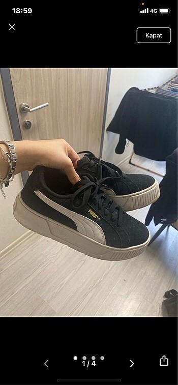 puma siyah sneaker