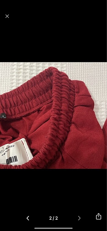 Trendyol & Milla bordo eşofman altı