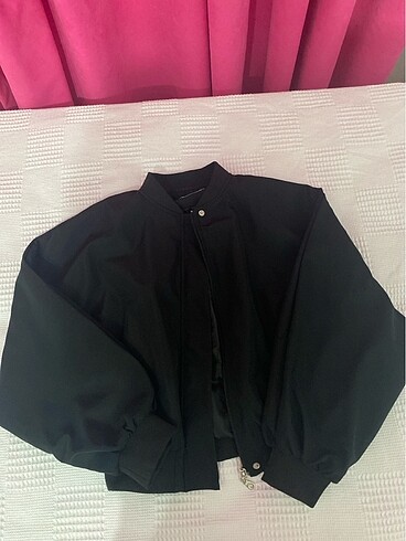 trendyolmilla siyah bomber ceket