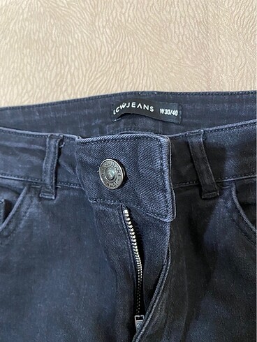 LC Waikiki LCW jeans bilekleri fermuarlı siyah kot pantolon