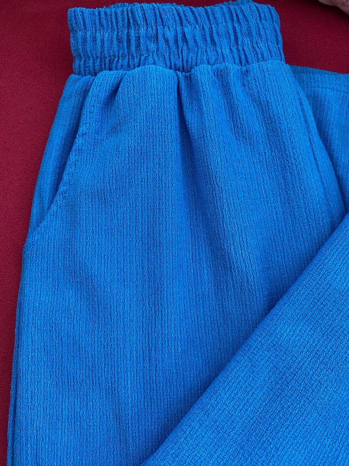 Mavi Düğmeli Uzun Kollu Takım - Görsel 2