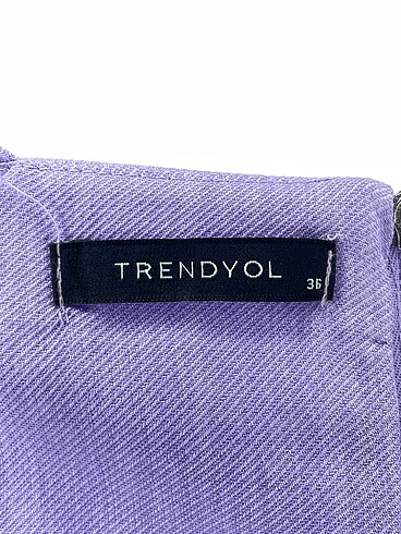 36 Beden mor Renk Trendyol & Milla Mini Üst %70 İndirimli.
