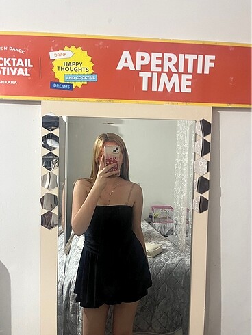 m Beden Addax şortlu kısa elbise