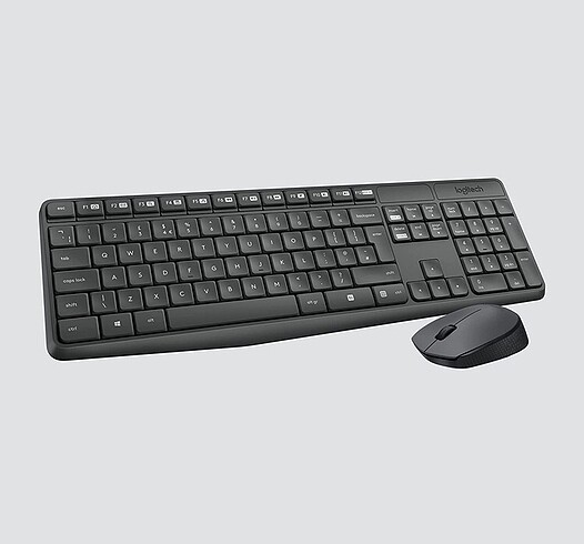 Kablosuz klavye ve mouse logitech