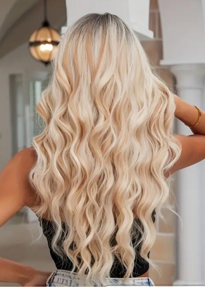 Sarı peruk - Görsel 3