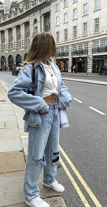 MANGO Cepli denim ceket