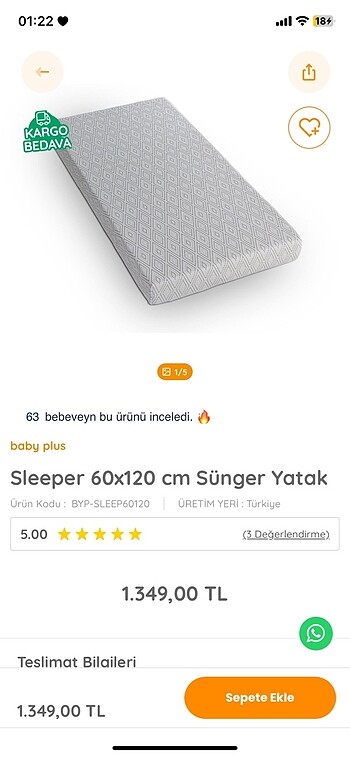 ACİLLL SATILIK YATAKK!!!