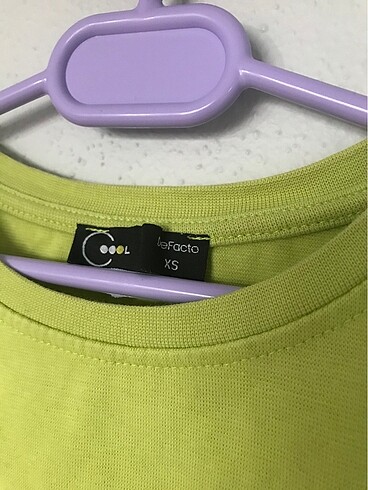 Defacto Basic yeşil crop