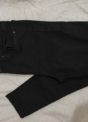 26 Beden Yüksel Bel Siyah Skinny Jean