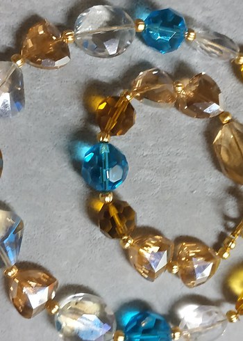 American Vintage kristal taki seti