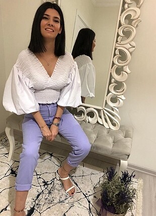 Lila pantolon