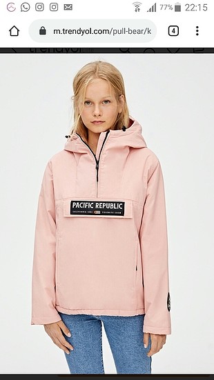 s Beden Pull & Bear kanguru ceket