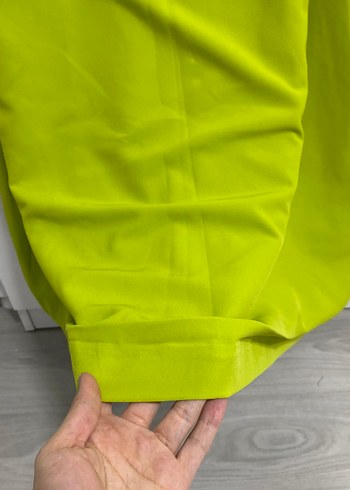 Düğmeli Yeşil Midi Kadın Yelek - Görsel 7