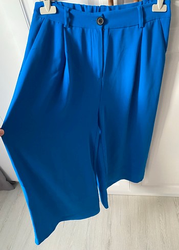 Mavi Kadın Midi Kumaş Pantolon - Görsel 6