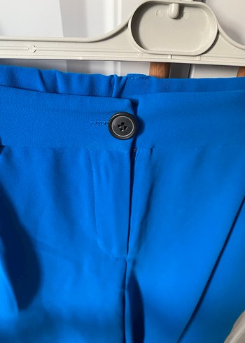 Mavi Kadın Midi Kumaş Pantolon - Görsel 4