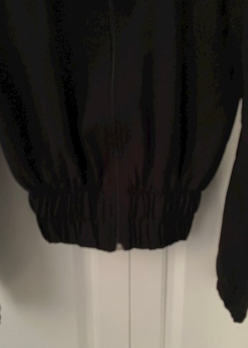 Kemerli Siyah Kadın Ceket - Görsel 3