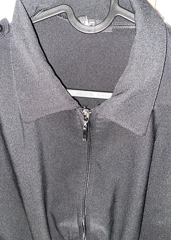 Kemerli Siyah Kadın Ceket - Görsel 6